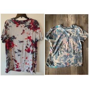 Two Tye dye shirts